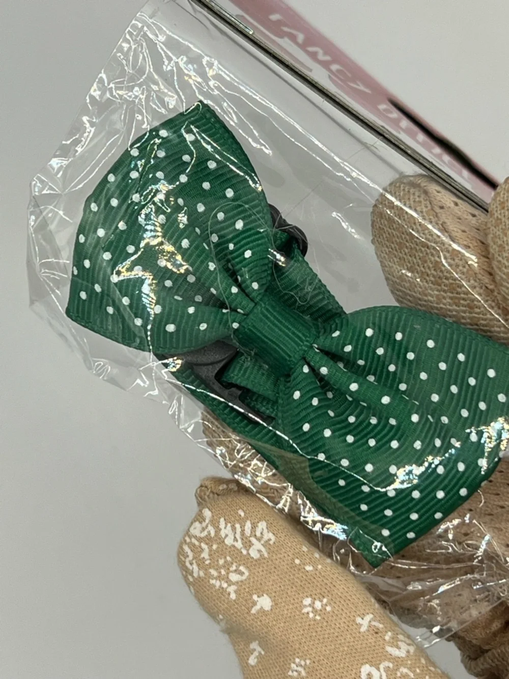 Polka Dot Cat Bow
